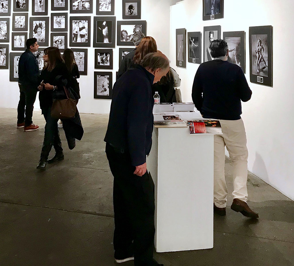 At the opening night of Kurt Weston's show, REMEMBER: An AIDS Retrospective, on WAD 2018 at OCCCA. Photo ©Alina Oswald.